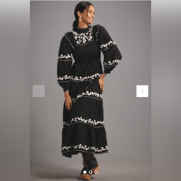 FARM Rio Dresses & Skirts - Farm Rio Embroidered Maxi Dress